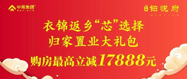 中用·铂悦府丨返乡置业 让心不在漂泊，让爱有家可归