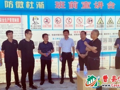 吴大彦带领人大代表调研曹县全县棚户区改造工作