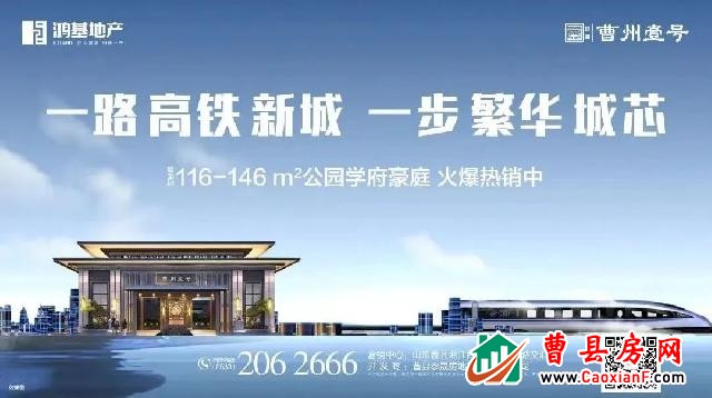 今天，曹县这个楼盘，所有在建楼栋实现全部复工！