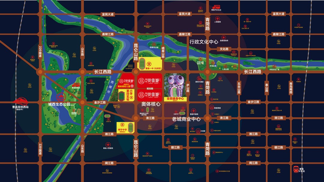 区位图 